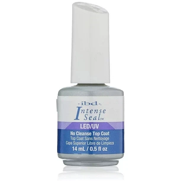 IBD SELLO INTENSO LED/UV Gel Brillo Top Coat Acrílicos 14 ml/0,5 fl. oz Sin Limpieza Superior Foto 2 de 2