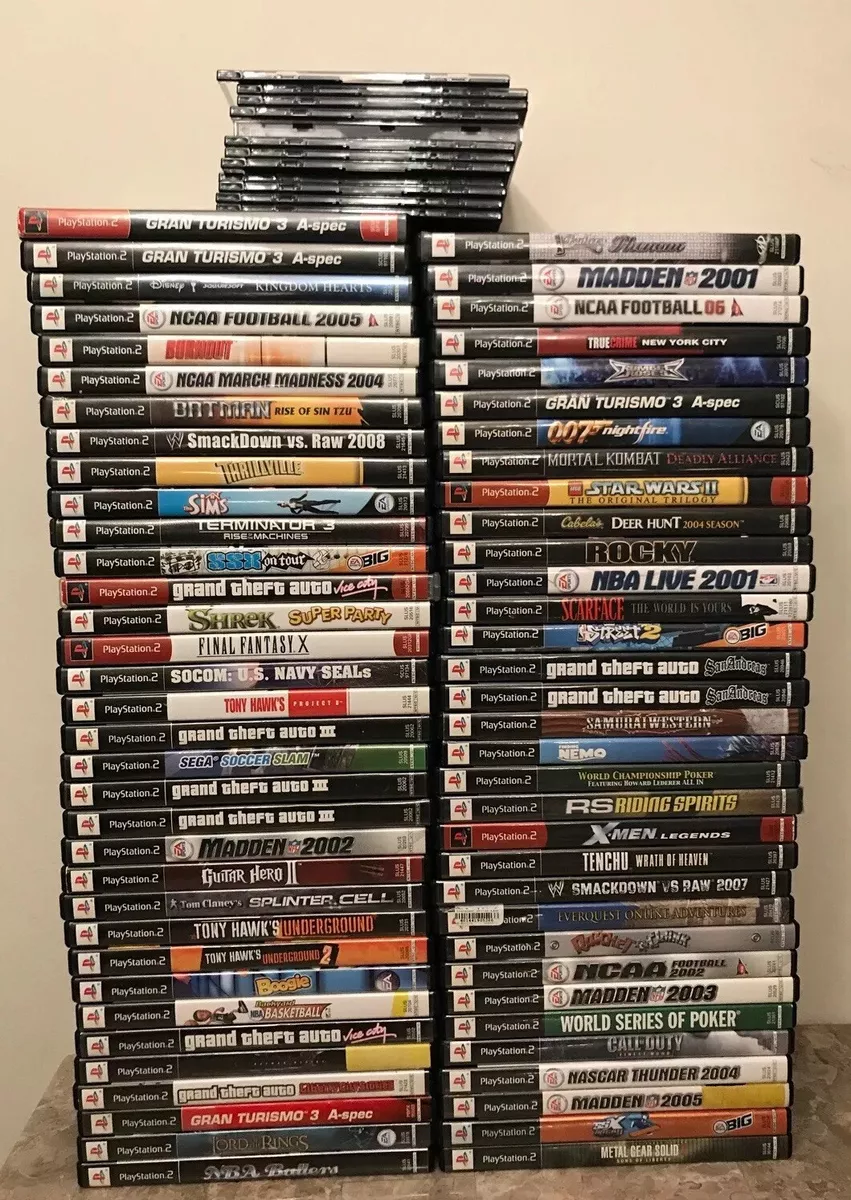 Playstation 2 Games Complete Fun Pick & Choose PS2 Video Games