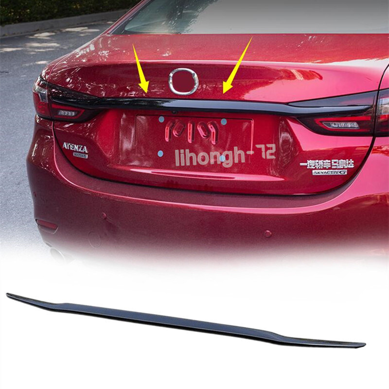 For 2018~2021 Mazda 6 Sedan Gloss Black Rear Door Trunk Lid