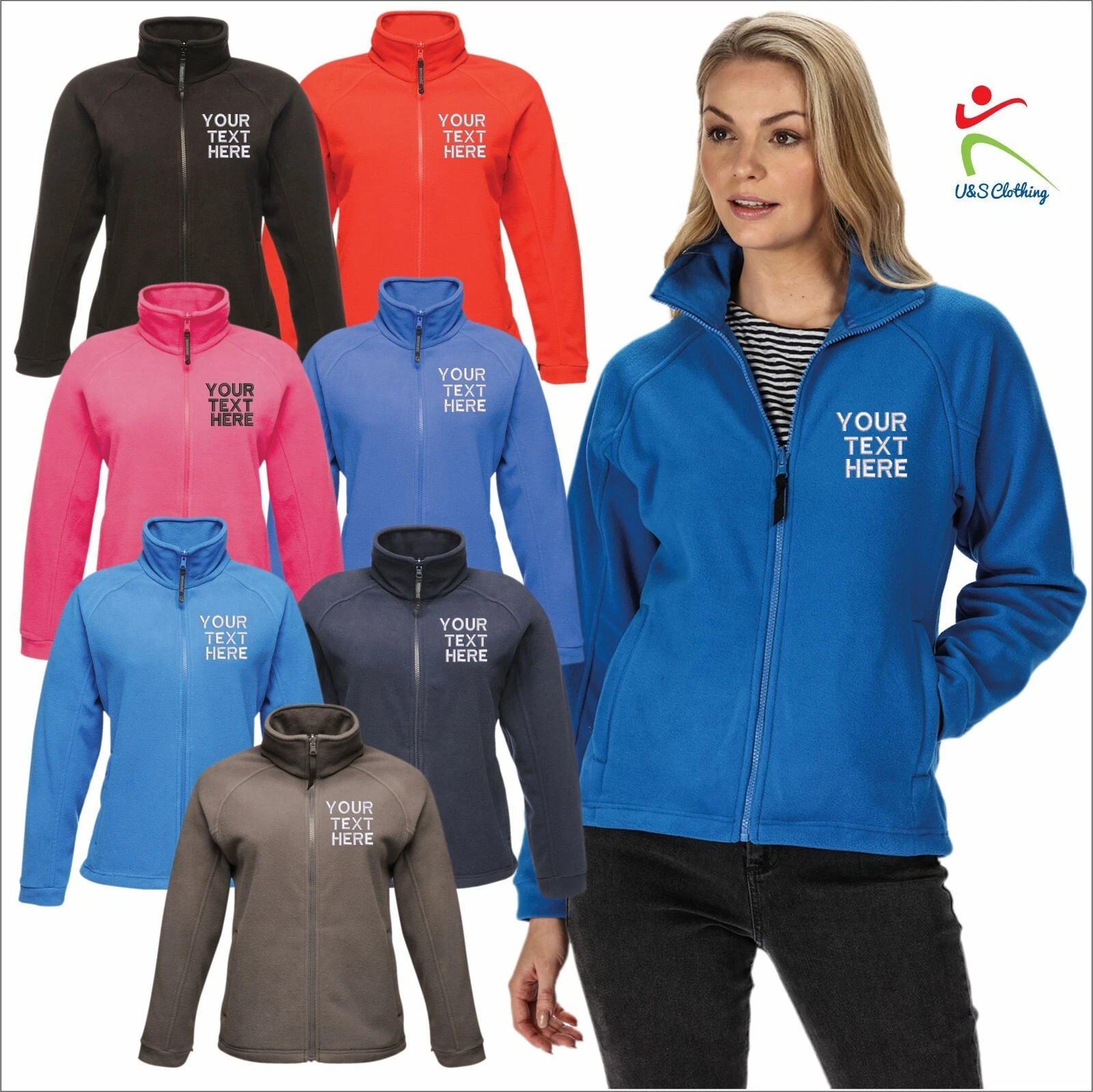 Women's Thor III Personalised Fleece Jacket Full Zip Casual Embroidered Work TOP
Opens in a new wind