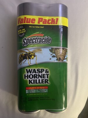 Spectracide 18.5oz Wasp & Hornet Killer Twin Value Pack. B1G1 25% Off