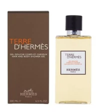 NEW Hermes Terre d'Hermes Men's Hair & Body Shower Gel 6.5oz/200ml - 100% AUTHEN