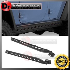 Jeep Jk 07-16 Wrangler 4 Door Black Rock Crawler Side Slider Armor Rocker Guards