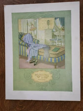 General Store Vintage Munsing Wear Munsingwear Hosiery Counter Advertising Sign