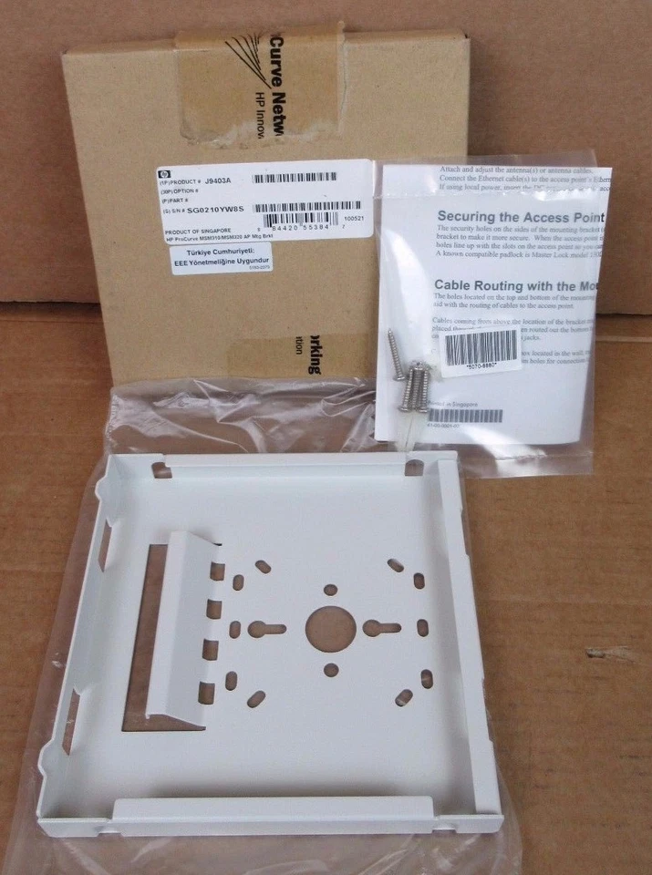 10x HP ProCurve MSM325 Wireless Access Point PoE J9373B + Brackets & AC Adapters - Image 4 of 4