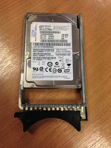 HDD IBM SAS 2.5" 146GB 10K – 43X0825 / 43X0824 Per X3650 X3550 X3850 – Usato Garantito 1 Anno