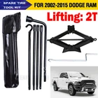 Tools Set For Dodge Ram 1500 02-15 Spare Tire Lug Wrench 2 Ton Scissor Jack Lift