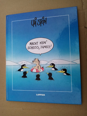 Uli Stein ''Don't give a shit, boys'' cartoon hardcover volume by Lappan