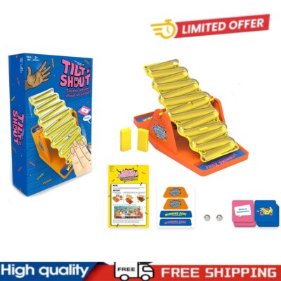 Tilt 'N' Shout   Fast-Paced Family Party Game with 150 Unique Categories, Intera