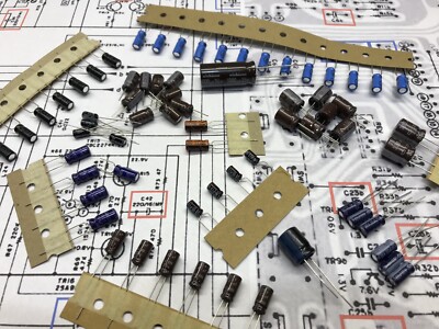 Reparatursatz Audio-Board AKAI GX-77  Elkos Capacitors Repairkit