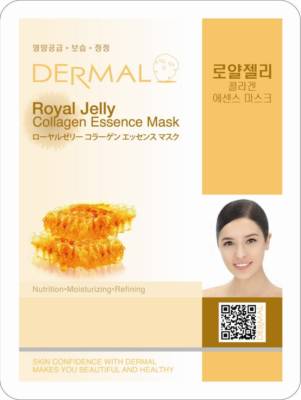 Dermal Royal Jelly 10 Pack Collagen Essence Mask 10 Sheets 