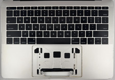 MACBOOK PRO 13" A1708 BAD KEYBOARD DOESN'T WORK WITHOUT BATTERY SILVER