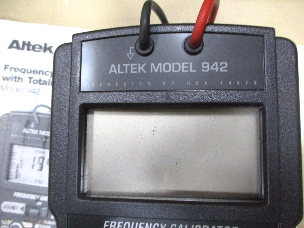 Altek Model 942 Frequency Calibrator A8551HI | eBay