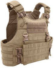 Warrior Assault System Quad Release Plate Carrier Molle Vest Plattenträger Coyot
