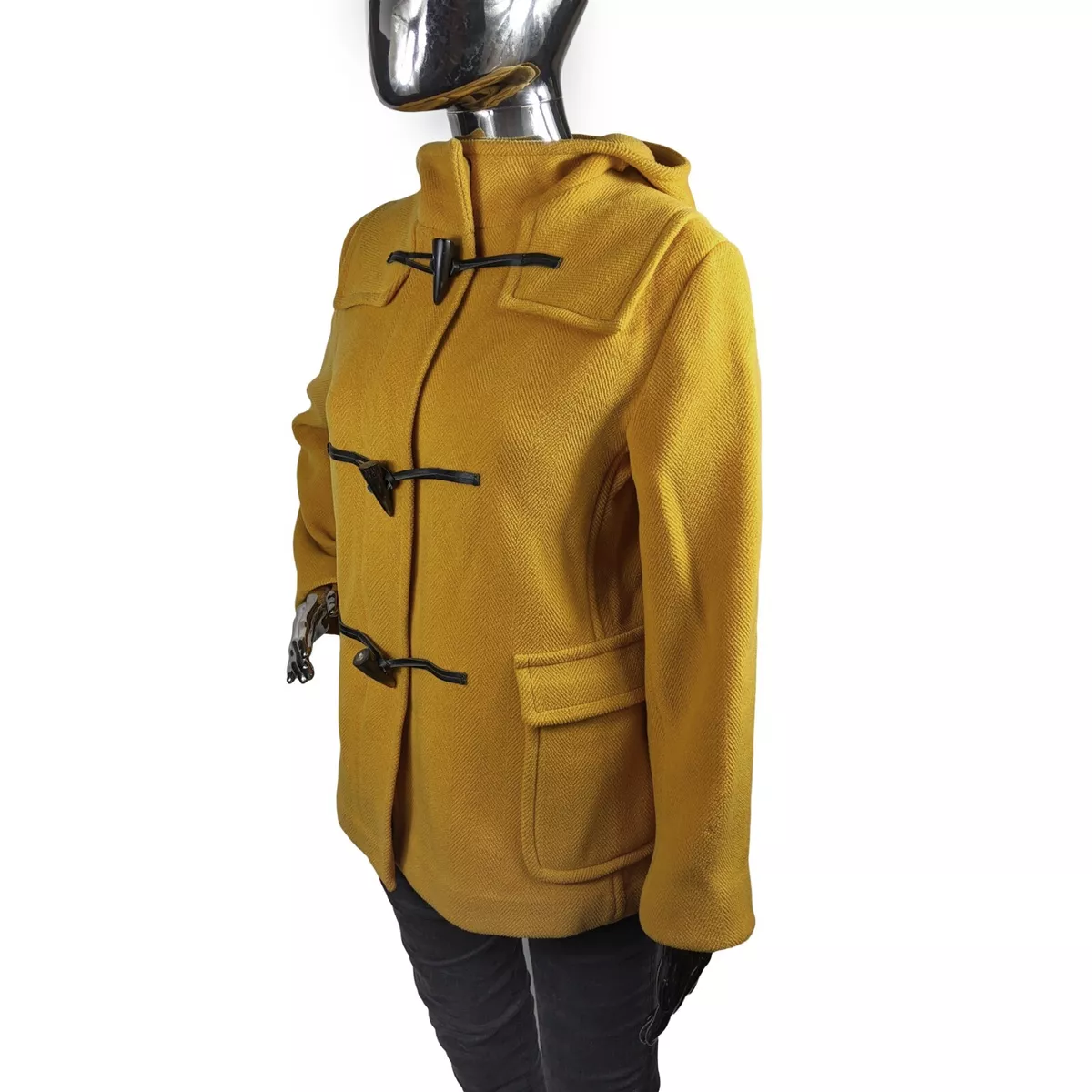 Yellow duffle cheap coat womens