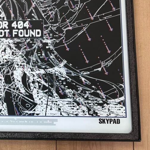 SKYPAD ERROR 404 SORA NOT FOUND Full Glass Mouse Pad Limited