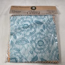 Fabric Central Neutral Mediterranean 5x5 quilting squares botanical fabric 30 Ct
