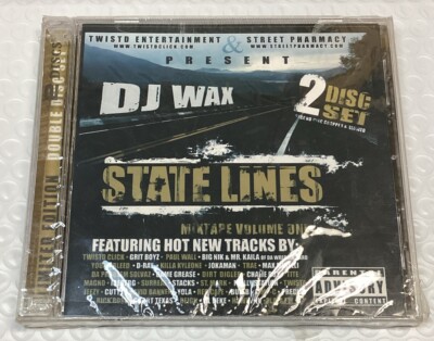 DJ Wax State Lines Mixtape Vol One (2 Disc Set Promo)