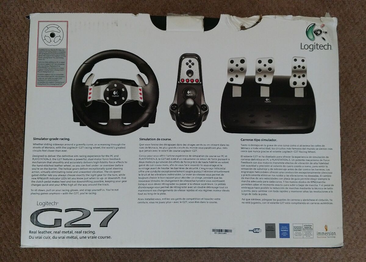 Logitech G27 (941000045) Racing Wheel - New 97855056979