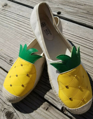 pineapple tennis shoes