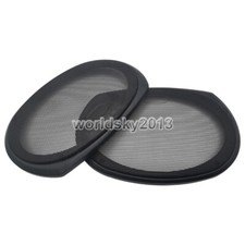 2pcs 6x9 inch Speaker Cover Audio Decorative Circle Metal Mesh Grille Protection