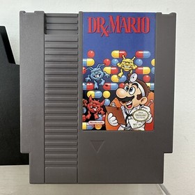 Vintage Video Game Cartridge DR. MARIO Nintendo System NES Instruction Manual