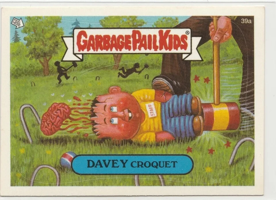 Davey Croquet Garbage Pail Kids GPK 2004 ANS3 Series 3 Card