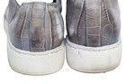Santoni Gray Croc Embossed Leather Casual Sneaker Shoe Women’s SZ 36 US 5.5 — photo 9