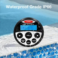 Marine Radio Stereo Bluetooth Boat Audio Waterproof IP66 for ATV UTV Yacht Car