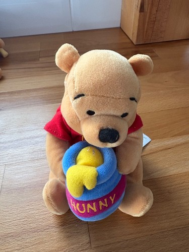 Disney Plush Beanie (Used without Tags) - Winnie the Pooh with Honey Pot