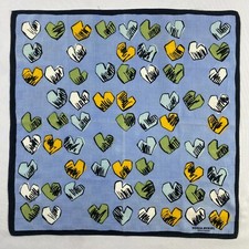 Vintage Sonia Rykiel Handkerchief Pocket Square Bandana Neckerchief