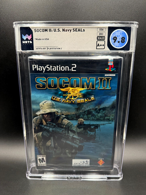 SOCOM II US Navy Seals PS2 Sealed WATA 9.8 A++ POP 2 | eBay