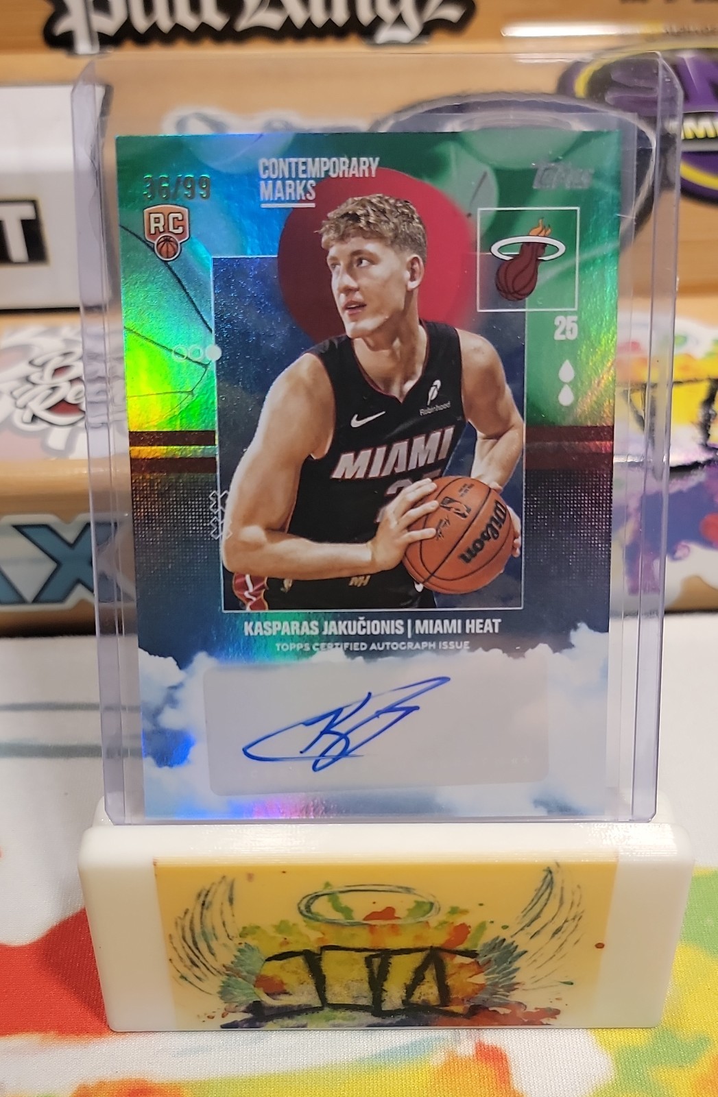 2025 Topps - Contemporary Marks Kasparas Jakucionis #CM-KJ Green RC Auto /99