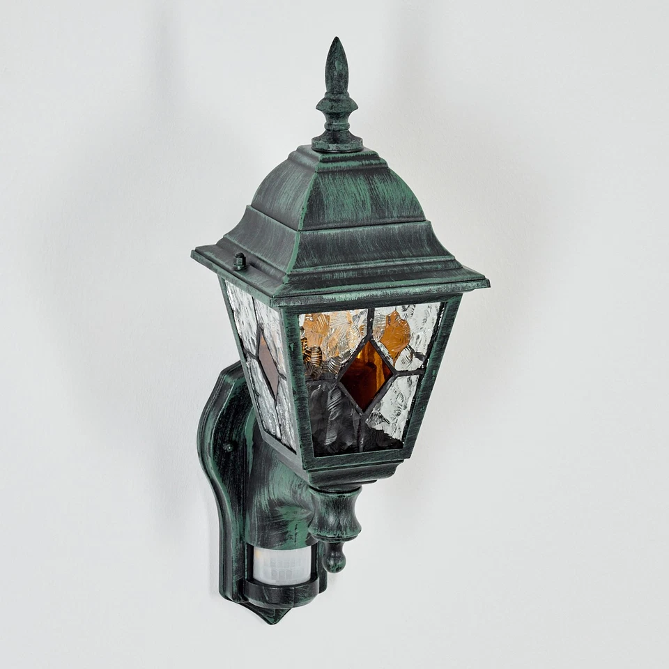 HOFSTEIN Quartucciu Außenwandlampe mit Bewegungsmelder Metall/Glas, E27, IP44 - Bild 3 von 4