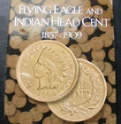 Indian Head Cent Collection 1859–1909 Partial Album 30 Coins Whitman Folder