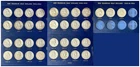 Franklin Half Dollar 90% Silver 35 Coins 1948 - 1963 Complete Collection