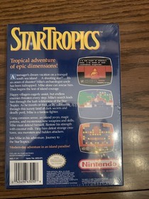 NES Nintendo StarTropics CIB FACTORY SEALED 1990