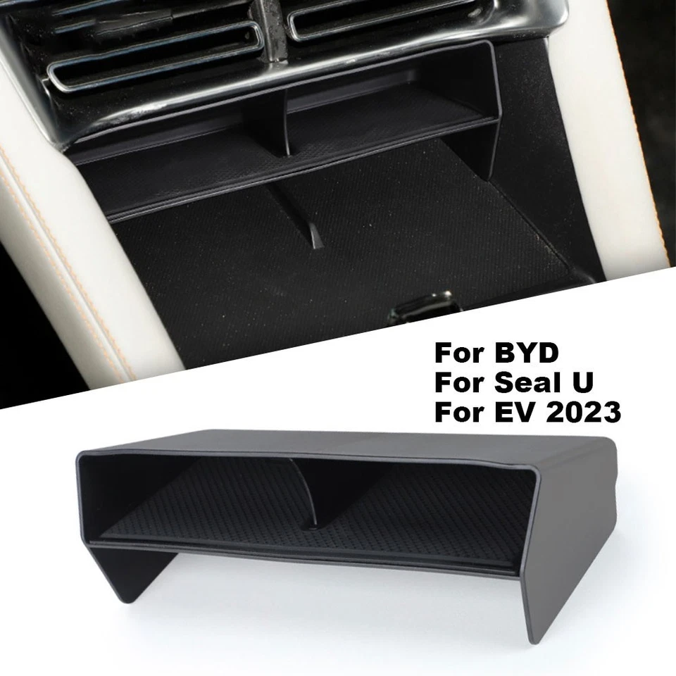 Sturdy Plastic Storage Tray for BYD For Seal U EV DM i 2023 2025 Center Console - Image 2 of 4
