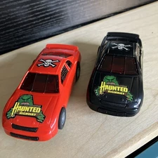Lot of 2 Tyco RC Track Slot Cars for The "MONSTER'S REVENGE"  Haunted Highway