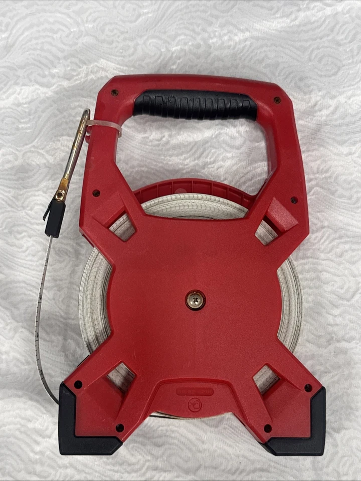 Milwaukee 48-22-5201 100 ft. Open Reel Long Tape Measure, 1/2" Nylon Steel Blade - Image 2 of 4