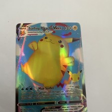 Pokémon TCG Surfing Pikachu VMAX 310 KP Holo...