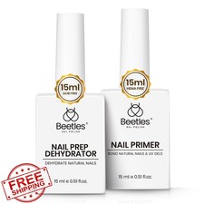 Beetles Nail Dehydrator and Primer Acid Free Hema-Free 15ml 2 Pcs
