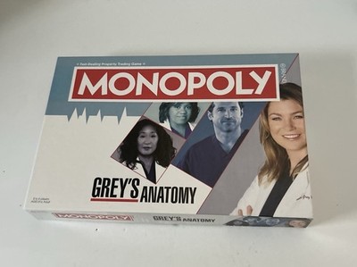 Monopoly Grey's Anatomy Special Edition Hospital Drama Game. New Unsealed Box