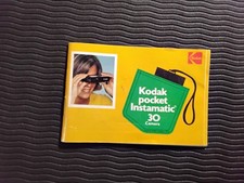 Vintage Kodak Pocket Instamatic 30 -1972 Camera Instruction Guide User Manual