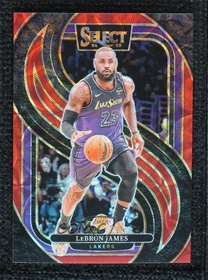 2024 Panini Select Premier Level Red Scope Prizm 124/249 LeBron James #111 16wc