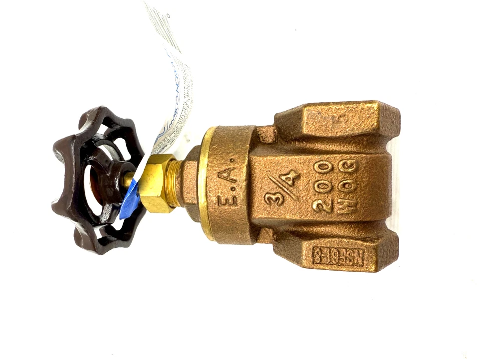 Matco Norca 514T04 3/4" IPS Brass Non Rising Stem Gate Valve - Image 3 of 3