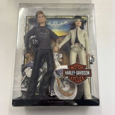 Mattel Barbie Collector Harley-Davidson Pink Label Barbie  Ken Dolls