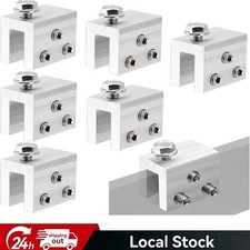 6PCS Standing Seam Roof Clamps Metal Fixing Clamps Racking Bracket Solar Panel