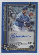 2025 Topps Chrome Update Blue Refractor 19/150 Noah Cameron #AC-NC Auto 0k26