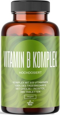 Vitamin B Komplex hochdosiert - 365 Tabletten - Mit 8 B-Vitaminen ( OVP NP 39,- 